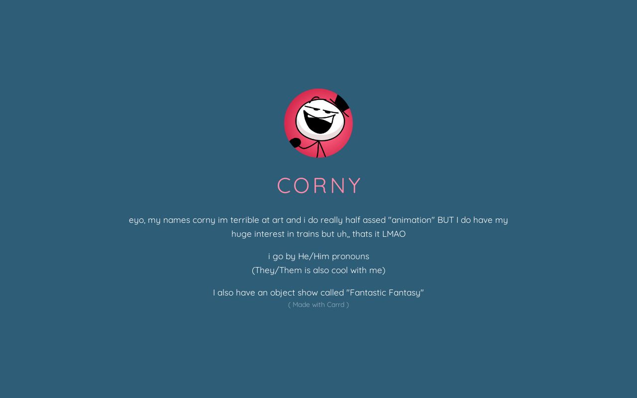 Carrd profile picture for @ing